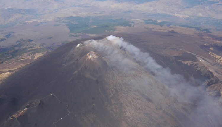 vulcano etna aerea