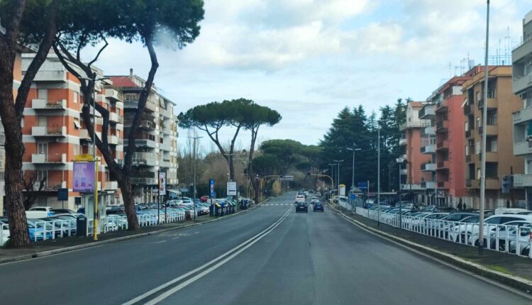 Via Flaminia Roma marzo 2024