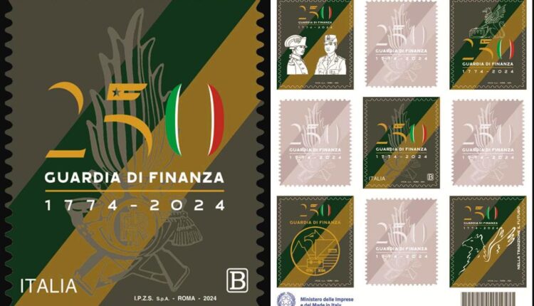 annniversario guardia di finanza francobollo 2024